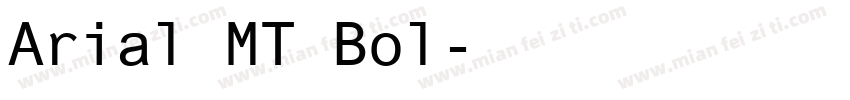 Arial MT Bol字体转换